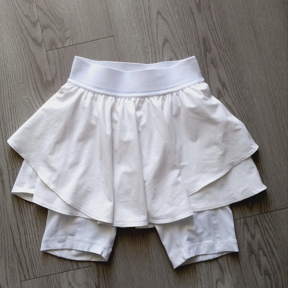 Lululemon Court Rival High Rise Skirt White - Picture 4 of 14